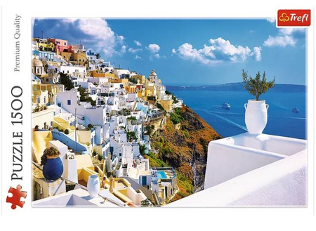 Trefl Santorini Grecja Puzzle 1500 Elementów