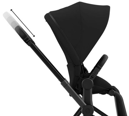 [OUTLET] Cybex Priam 4.0 Wózek Głęboko-Spacerowy Deep Black
