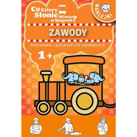 Trefl Co Cztery Słonie Wiozą w Wagonie? Kolorowanki Zgadywanki Dla Najmłodszych. Zawody
