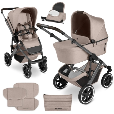 ABC Design Salsa 5 Air Wózek Głęboko-Spacerowy 2w1 Camel