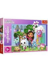 Trefl Puzzle 100 el. Koci Domek Gabi