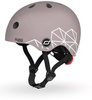 Scootandride Kask XXS-S Dla dzieci 1-5 Lat  Brown Lines