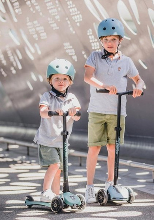 Scootandride Highwaykick 5 LED Hulajnoga Składana Ze Świecącymi Kółkami 5+  Peach