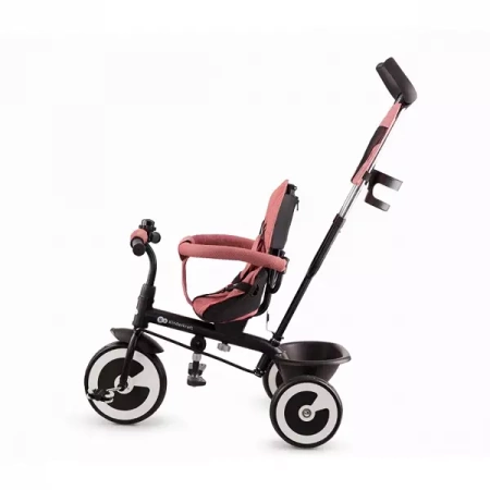 Kinderkraft Aston Rowerek Trójkołowy Spacerówka Rose Pink