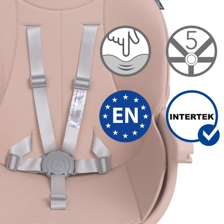 Kidwell Eatan Krzesełko do Karmienia 4w1 Pink