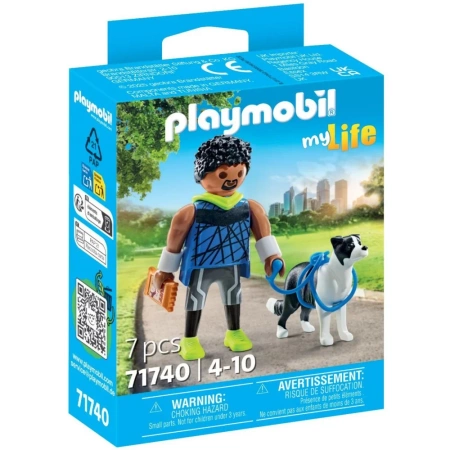 Playmobil - my Life Biegacz z border collie 71740