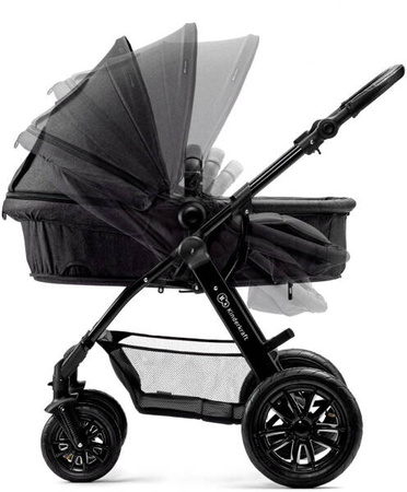 KinderKraft Moov Wózek Głęboko-Spacerowy 3w1 Black