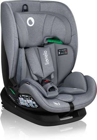 Lionelo Lavender - fotelik samochodowy i-Size, 76-150 cm | Grey Stone 