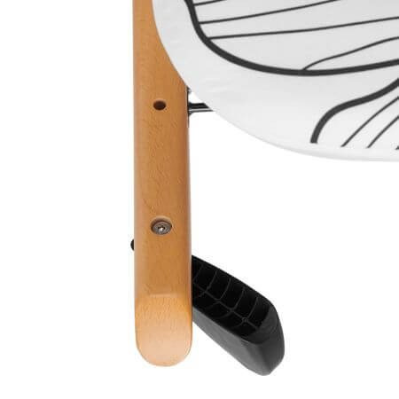 [OUTLET] Kinderkraft Finio Leżaczek/Bujaczek White Oiled