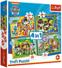 Trefl Puzzle PAW Psi Patrol Wakacyjny Puzzle 4w1