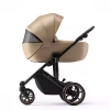 Kinderkraft Prime 2 Wózek Głęboko-Spacerowy + Fotelik Zestaw 3w1 Sandrose Beige