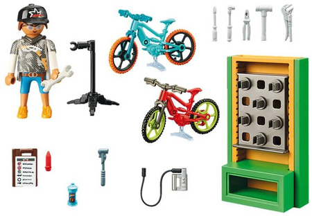  Playmobil Zestaw Upominkowy Serwis Rowerów Elektrycznych 70674
