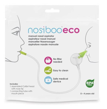 Nosiboo Eco Ustny Aspirator do Nosa dla Niemowląt