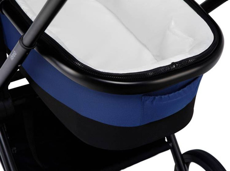 Lionelo Mika Wózek Głęboko-Spacerowy 2w1 Blue Navy