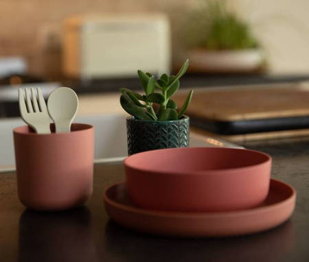 Bo Jungle Zestaw Naczyń BioPlastik CPLA Terracota 