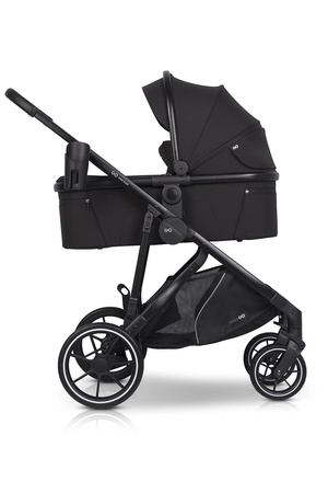 EasyGo Duoflex Gondola do Wózka Dziecięcego Ebony Black