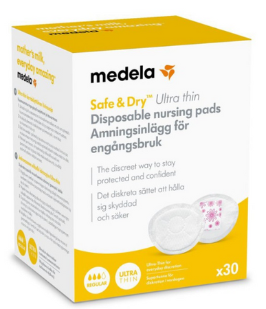 Medela Jednorazowe Wkładki Laktacyjne Ultra Thin 30 sztuk