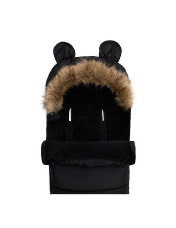 MoMi Śpiworek do Wózka Czarny 