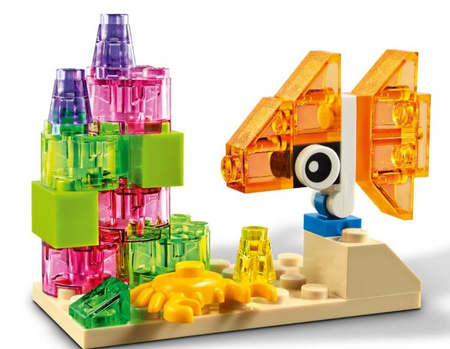 Lego Classic Kreatywne Przezroczyste Klocki 11013