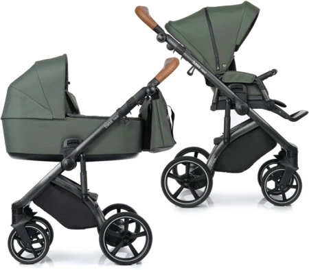 Roan Bass Next Wózek Głęboko-Spacerowy + Britax Romer Baby-Safe Pro Fotelik Samochodowy 0-13kg 