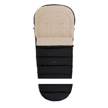 Zaffiro iGrow 4.0 Śpiwórek Do Wózka Wełna Premium Czarny / Beżowy