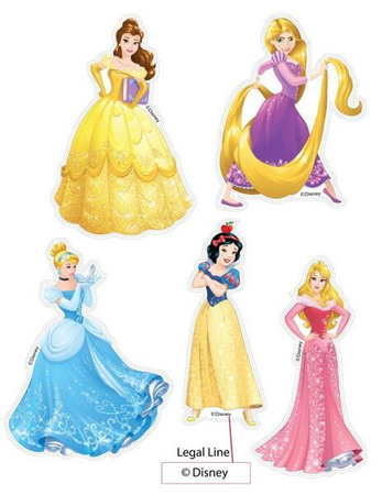 Marko Disney Licencja Dekoracja Ścienna - Księżniczki - Zestaw