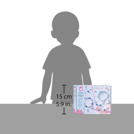 Janod Zestaw kreatywny do tworzenia biżuterii z zawieszkami Małe zwierzątka 6+