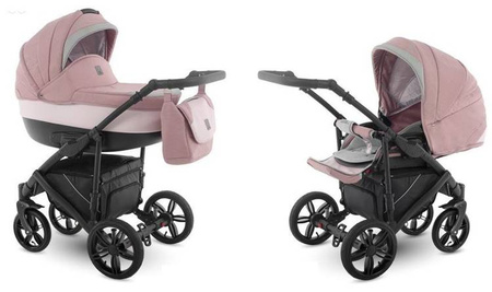 Camarelo Baleo Wózek Głęboko-Spacerowy 2w1 Ba-Pink