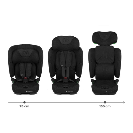 Kinderkraft FIX2GO Fotelik Samochodowy 9-36 kg Czarny
