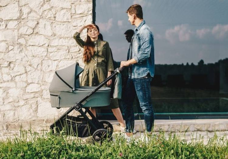 [OUTLET] Espiro Only 2023 Gel Wózek Głęboko-Spacerowy 2w1 117 Graphite Anthracite