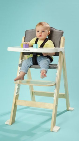 Lionelo Floris Krzesełko Do Karmienia Beżowe || Natural White