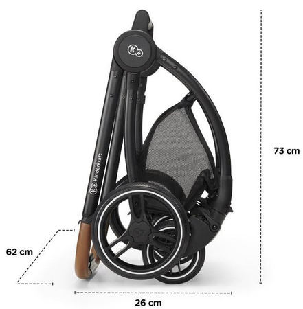 Kinderkraft Evolution Wózek Spacerowy + Cocoon  Midnight Green