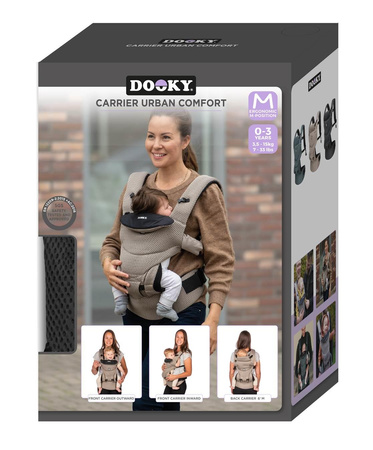 Dooky Urban Comfort Nosidełko dla Dzieci Black