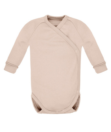 Poofi Body z Długim Rękawem Rozmiar 68 3-6m Latte