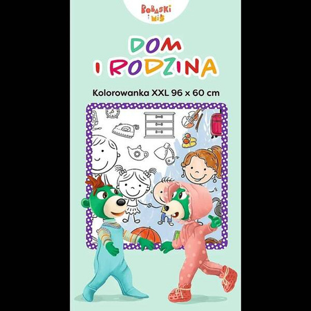 Trefl Dom i Rodzina. Kolorowanka XXL. Bobaski i Miś