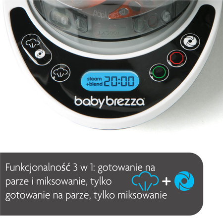 Baby Brezza Food Maker Deluxe Blender Parowy White