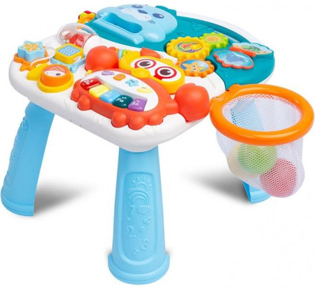 Toyz Caretero Pchacz Stolik Edukacyjny 2w1 Spark Turquoise