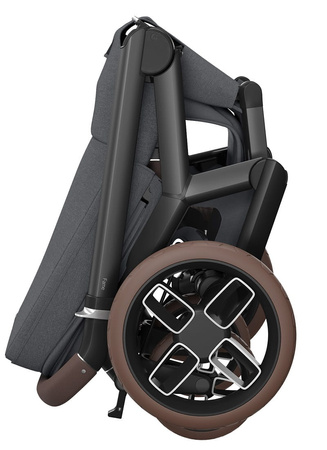 Maxi-Cosi Fame + Carrycot Wózek Głęboko-Spacerowy 2w1 Twillic Graphite