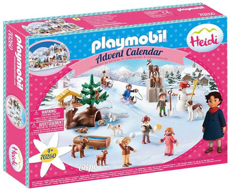 Playmobil Kalendarz Adwentowy "Zimowy Świat Heidi" 70260 