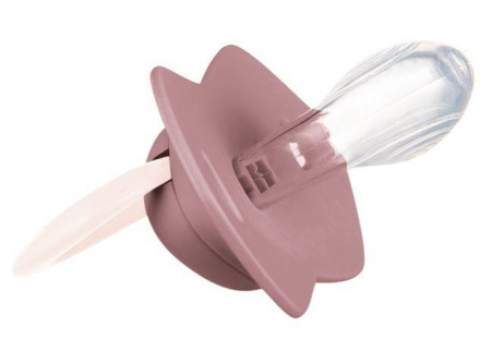 Canpol Babies Smoczek Silikonowy Symetryczny Pure Color  18m+ 2szt. 22/657_pin Pink