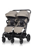 EasyGo Echo Wózek Spacerowy Bliźniaczy Savana Beige