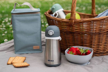 Beaba Bidon Termiczny Termobutelka 350 ml Mineral Grey