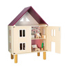 Janod Drewniany Domek Dla Lalek z 11 akcesoriami 3+ Twist