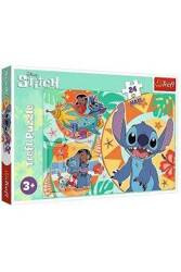 Trefl Puzzle Wesoły dzień Lilo&Stitch 24 Elementy