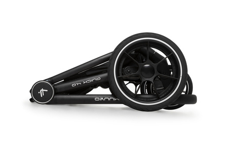 Muuvo Quick 4.0 Wózek Głęboko-Spacerowy Classic Black + Cybex Aton B2 i-Size Fotelik Samochodowy 0-13kg + Baza One Volcano Black