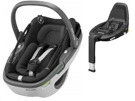 Maxi-Cosi Coral Fotelik Samochodowy 0-13 kg + Maxi-Cosi Baza Family Fix3  Essential Grey