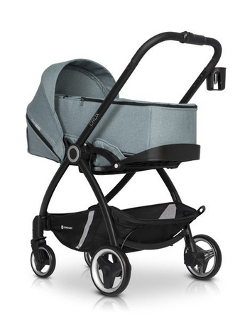 Euro-Cart Crox Wózek Głęboko-Spacerowy 2w1 z miękką gondolą Cosmic Blue