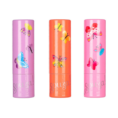 Souza! Zestaw balsamów do ust dla dzieci 3 szt.