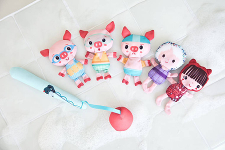 LILLIPUTIENS Zestaw do wędkowania w kąpieli Wilk Louis 12 m+