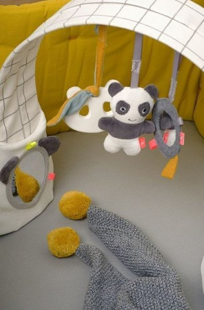 Kikadu Koc Z Pomponami Panda